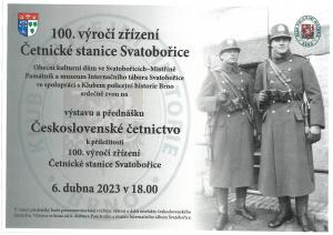 100. výročí zřízení Četnické stanice Svatobořice 1